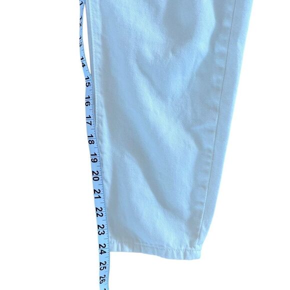 Zara Paperbag Waist Jeans Cream Color - Picture 5 of 7